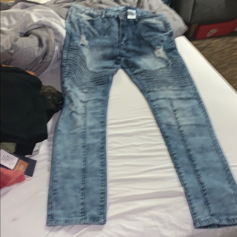 Mossimo Supply Co Blue Skinny Jeans Vintage Style